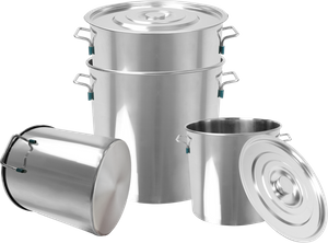 Astar All Stainless Steel Composite Soup Bucket CSB-300