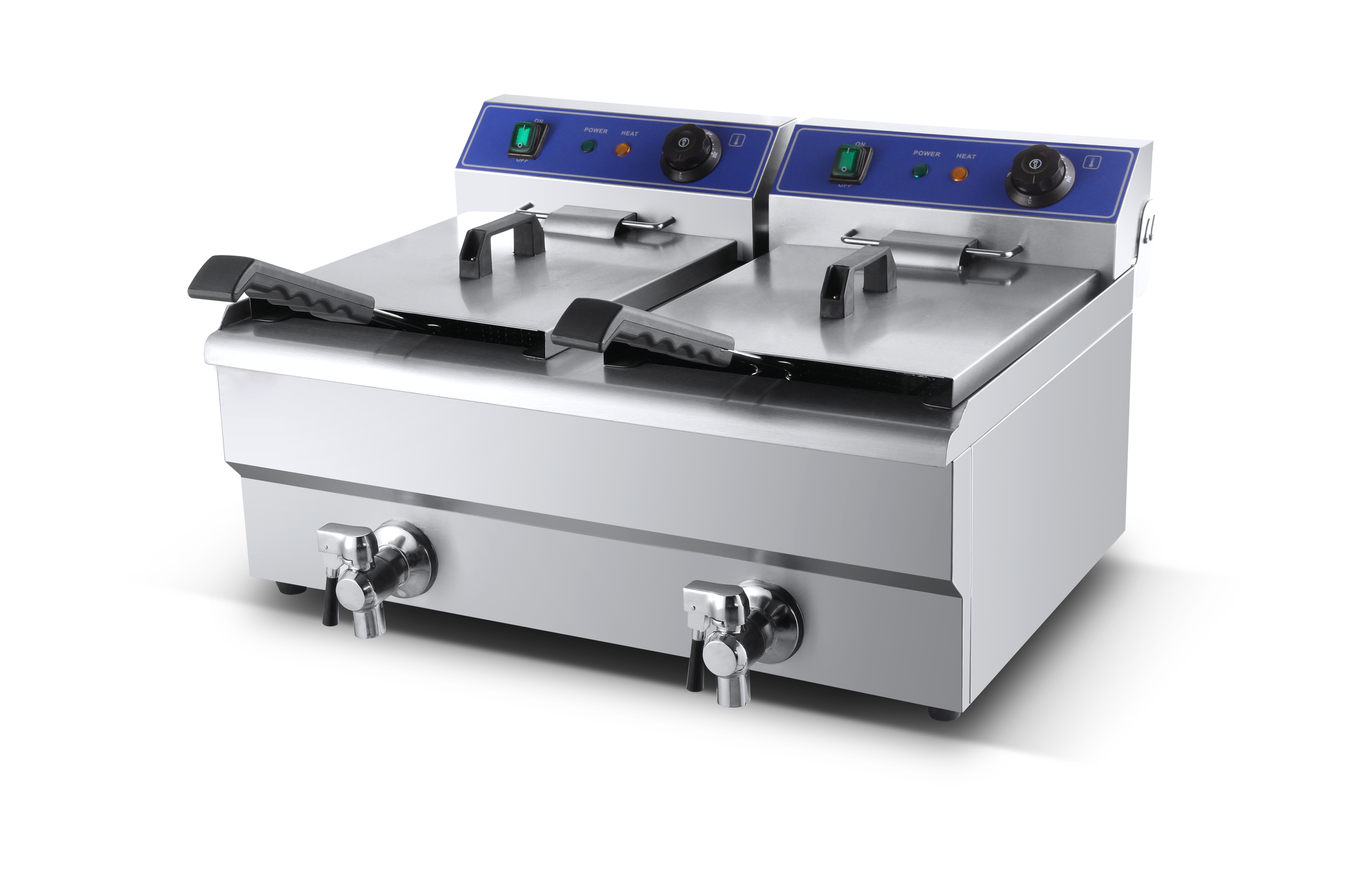 Astar-2-Tank 2-Basket Electric Fryer-AS-102V