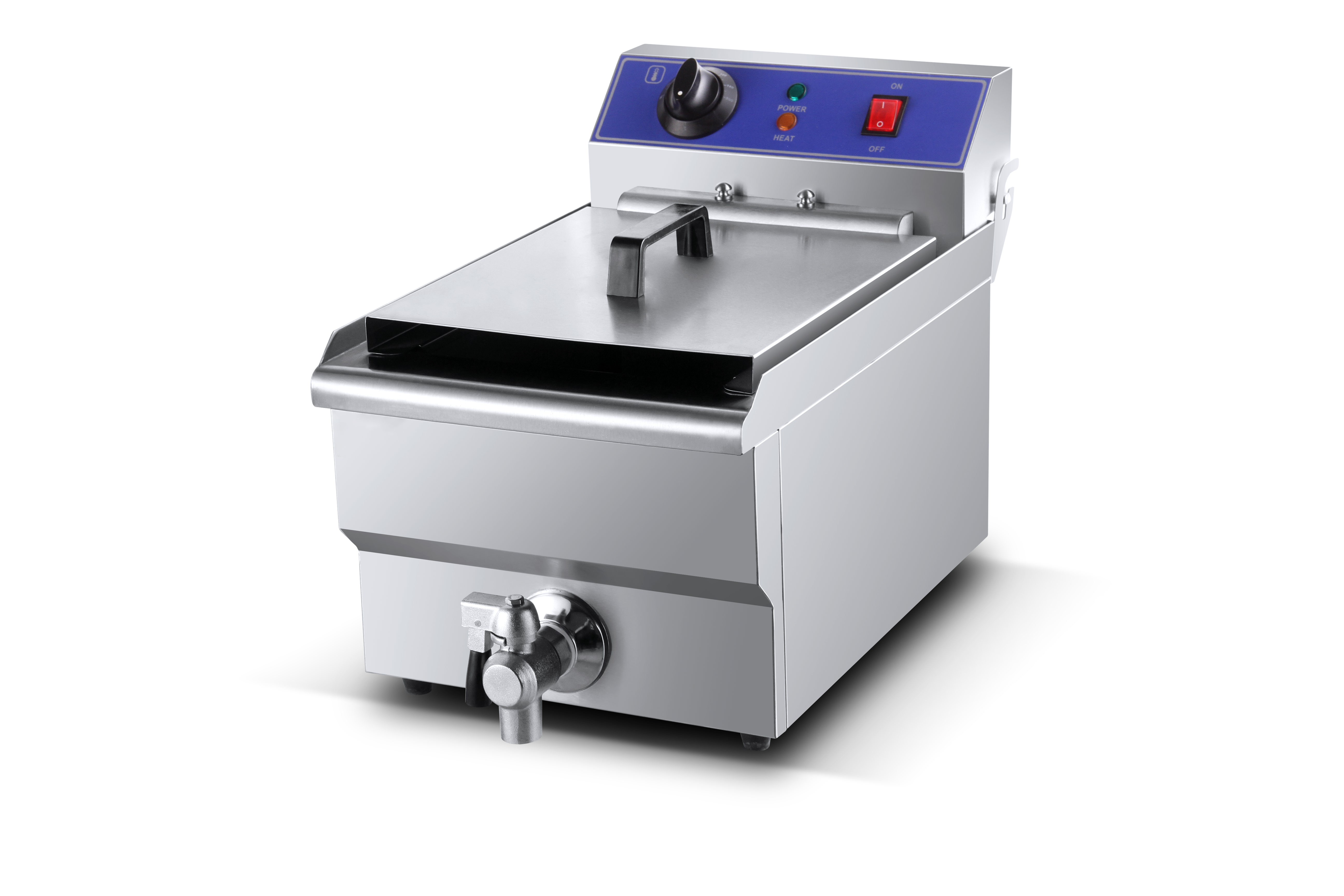 Astar-1-Tank & 1-Basket Electric Fryer (With oil valve)-AS-131V