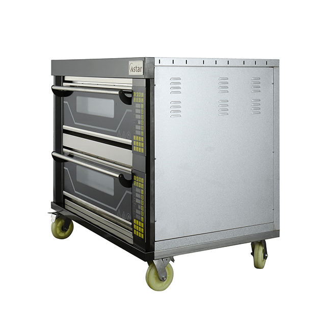 Astar Fashion Black Titanium Oven Series (computer panel) Electric Deck Oven 2 deck 4 trays