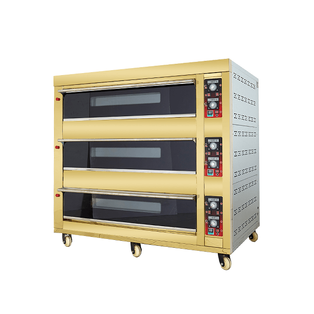 European Electric Golden Deck Oven 1 Deck 4 Trays