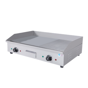 Astar-Electric Griddle 1/3 Grooved-AS-822