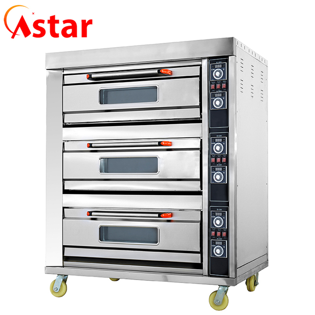 Electric Stainless Steel Deck Oven For Bakery