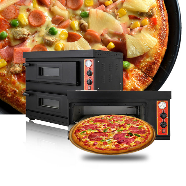 Bakery Commercial Black Color Electric Pizza Oven