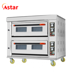 2 Decks 4 Trays Bakery Oven Gas