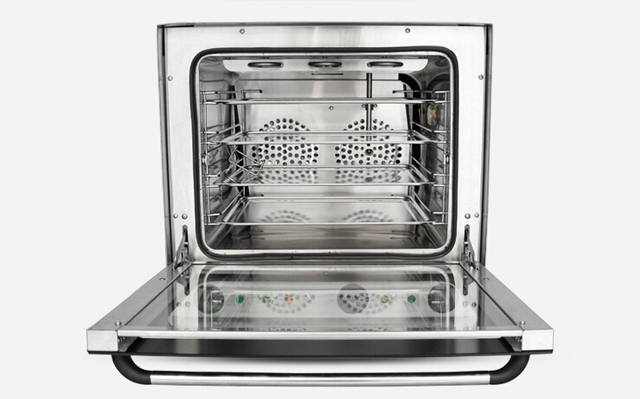 2024 Sliver Electric 4 Trays Hot Air Convection Oven 