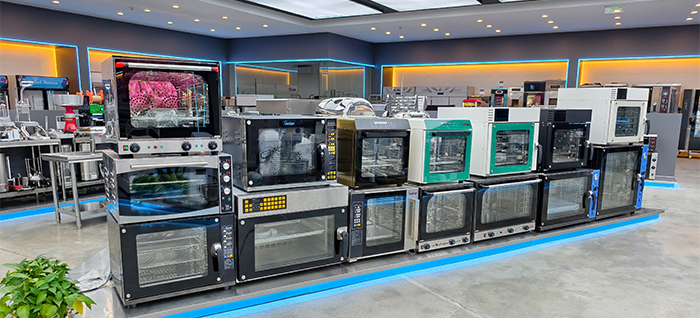 The company's exhibition hall display