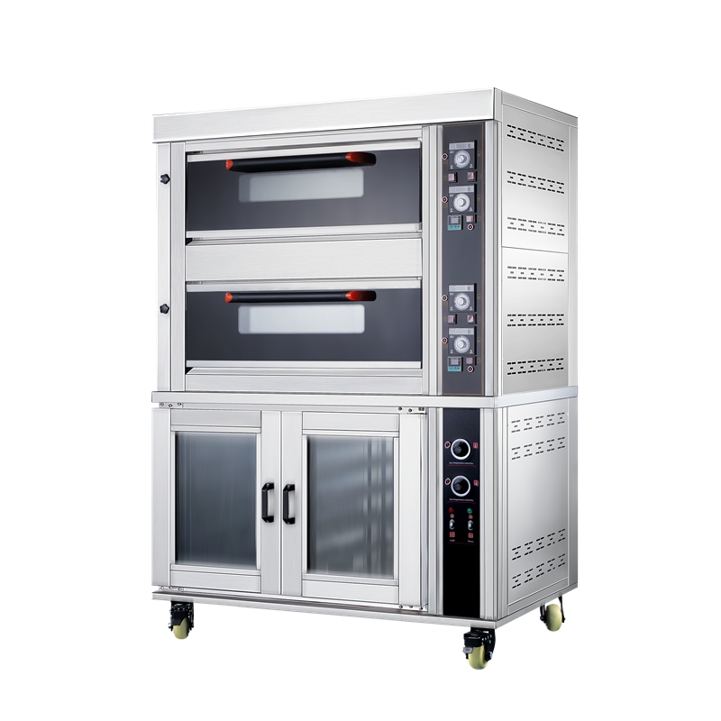 Astar Gas Deck Oven 2 Decks 4 Trays with 10 trays Proofer
