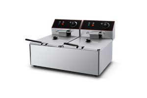 Astar-2-Tank 2-Basket Electric Fryer-AS-6L-2