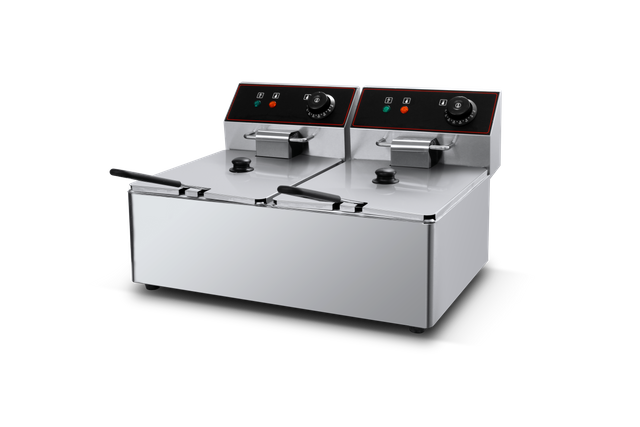 Astar-2-Tank 2-Basket Electric Fryer-AS-6L-2