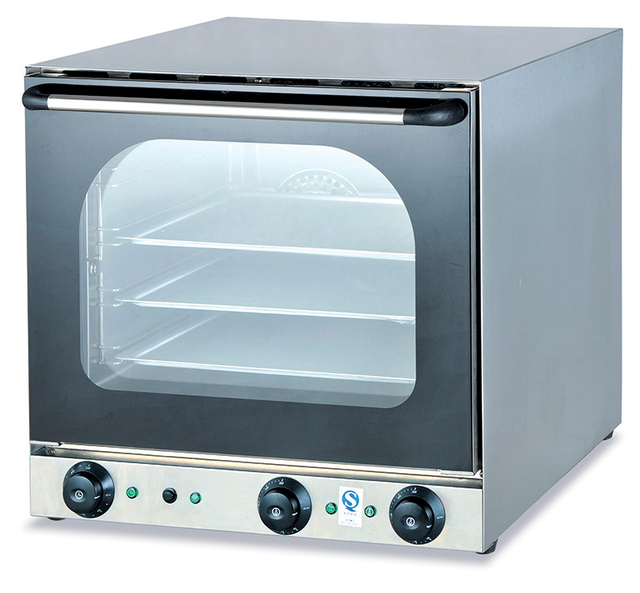 2024 Sliver Electric 4 Trays Hot Air Convection Oven 