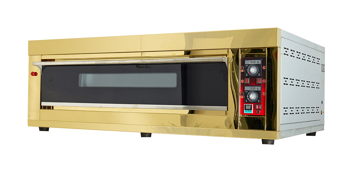 1 deck 2 trays oven